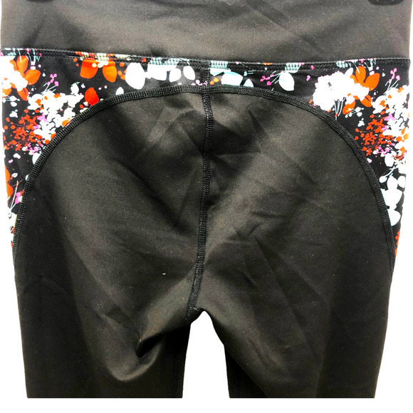 Anthropologie Daily Practice NWT Sofia Leggings Black & Colorful Floral … - Picture 4 of 10